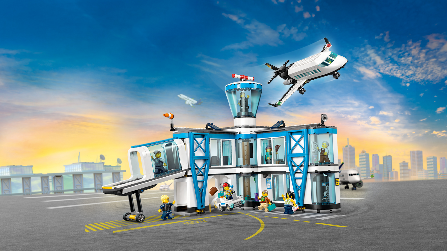 LEGO City 60502 Lentokenttä ja lentokone