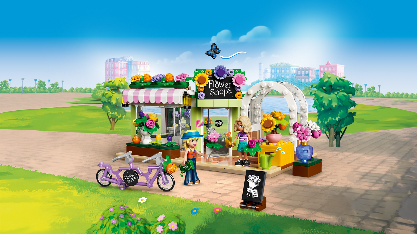LEGO Friends 42693 Luovuuden kukkakauppa