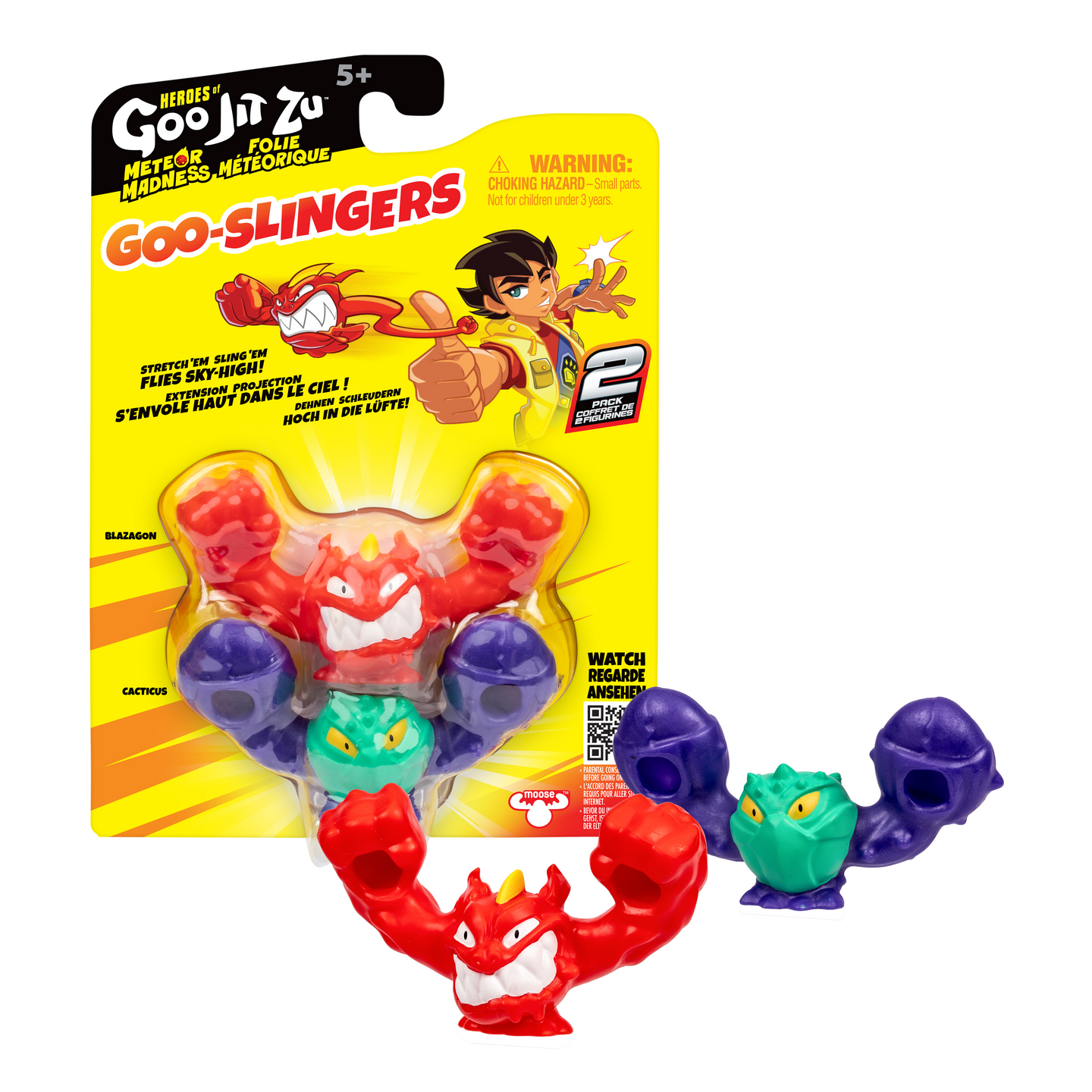 Goo Jit Zu Meteor Madness Slingers 2Pk