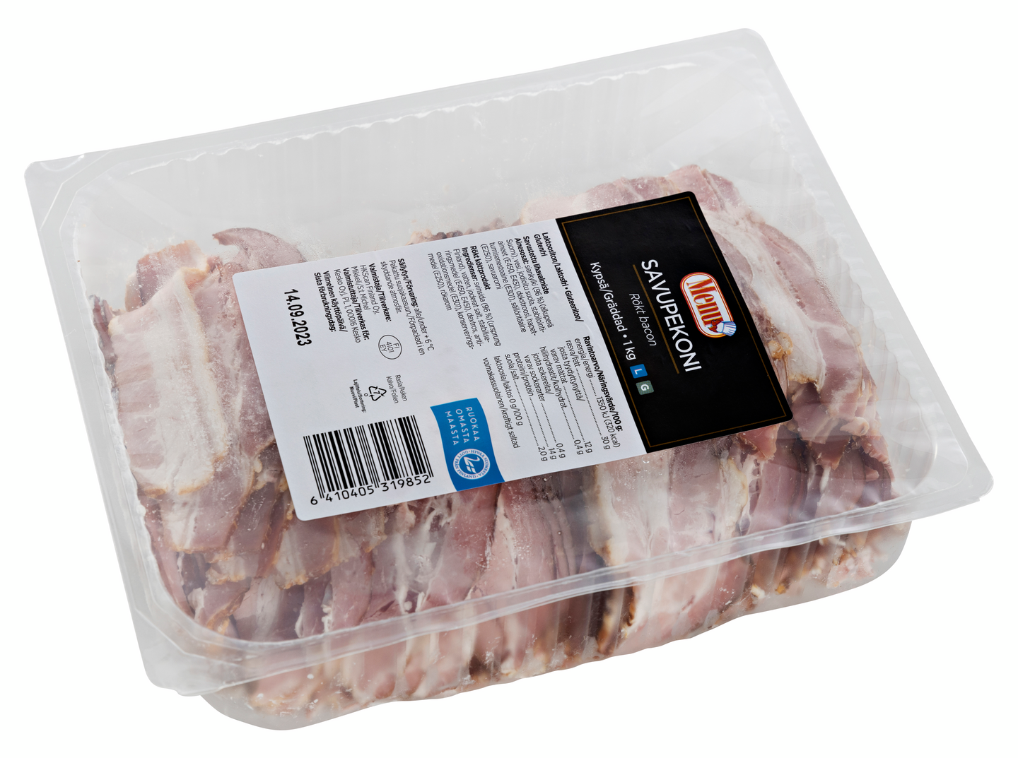 Menu savupekoni kypsä 1kg