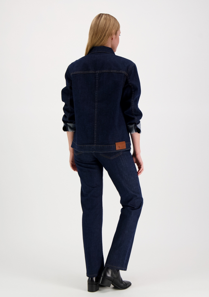 Lee Cooper LC JASON tummansininen Relaxed Unisex fit farkkutakki