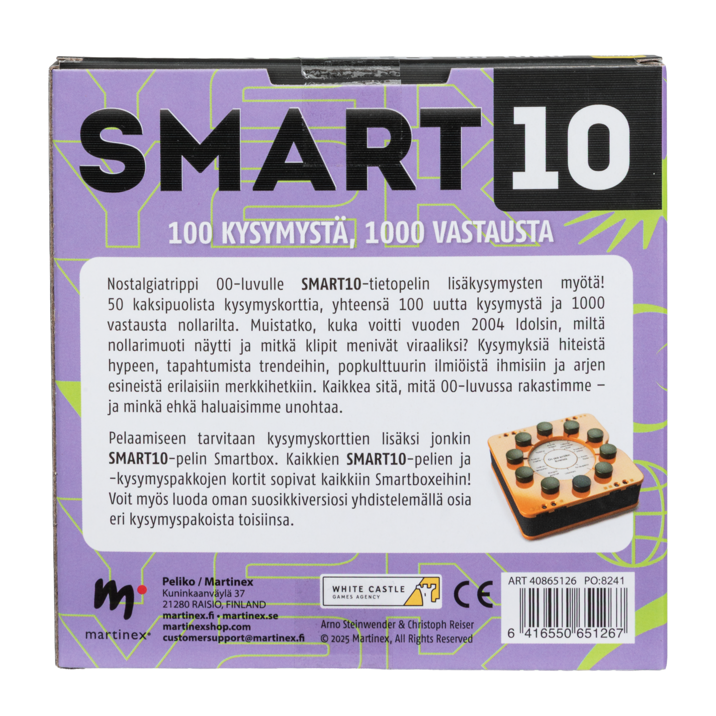 Peliko Smart10 Kysymykset 00-Luku