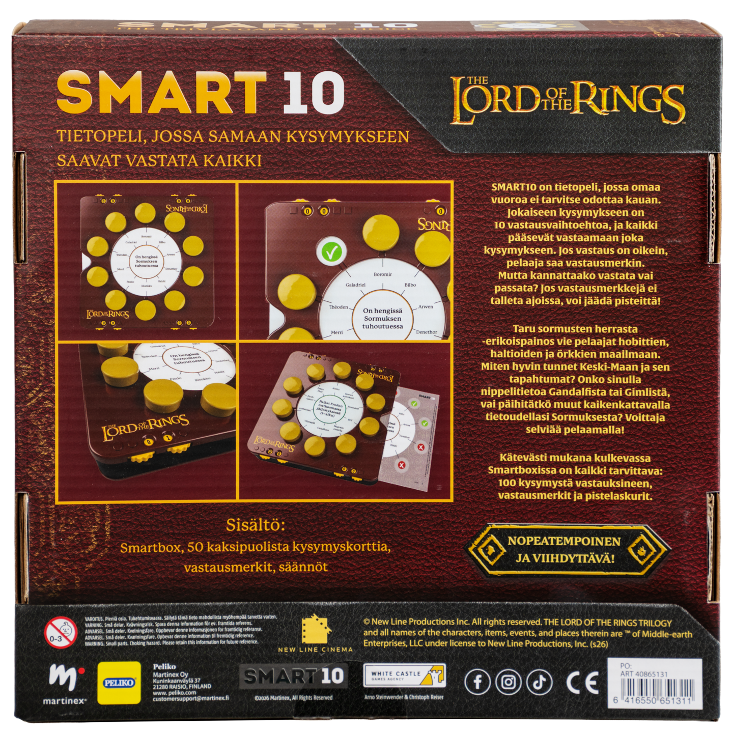 Peliko Smart10 Lord of the Rings