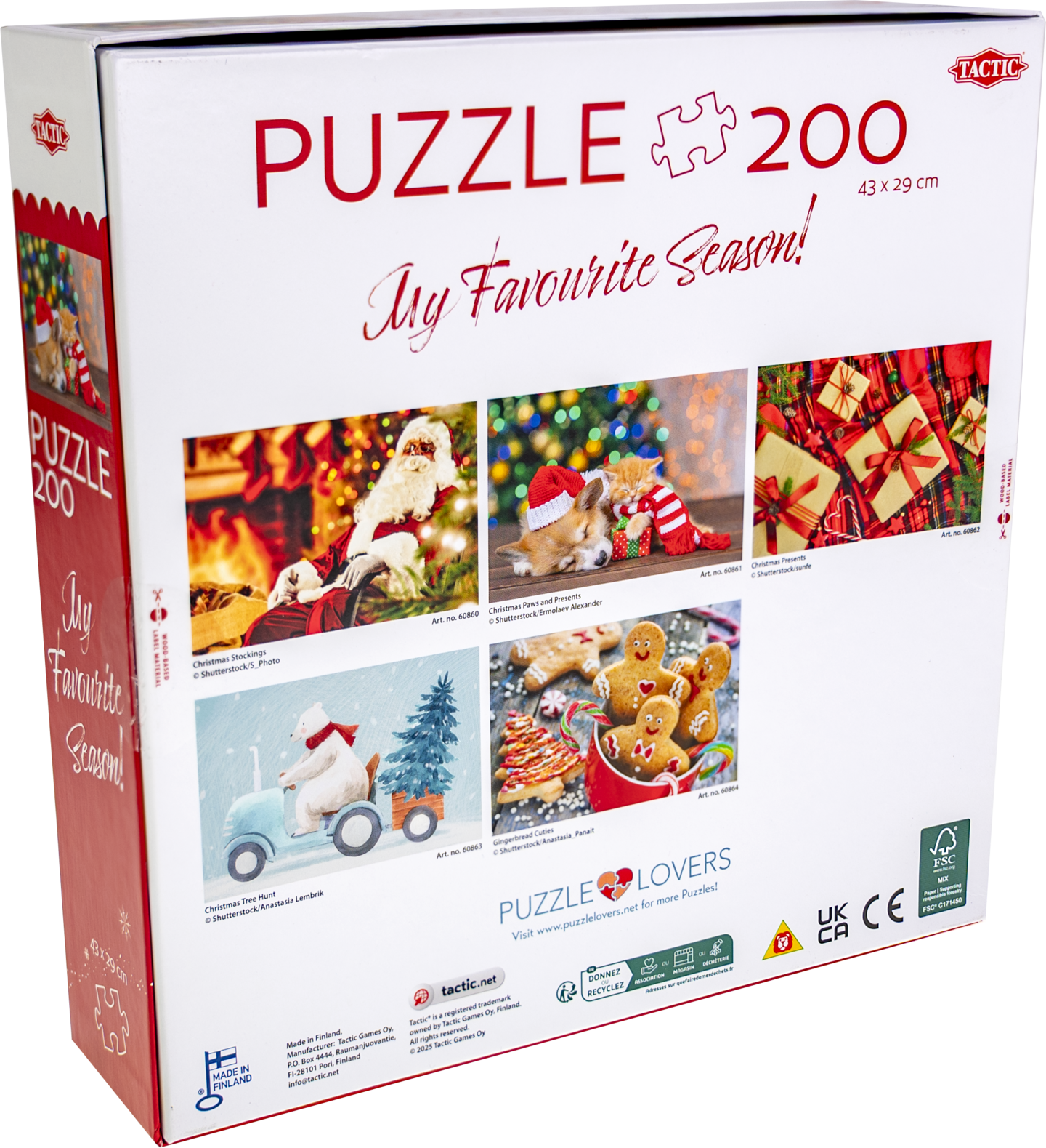 Tactic Paws and presents palapeli 200p