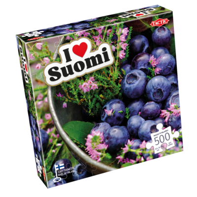 Tactic I love Suomi palapeli 500 erilais