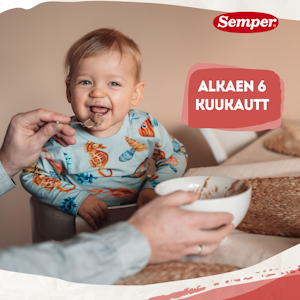 Semper puuro päärynä & luumu 120g alkaen 6kk