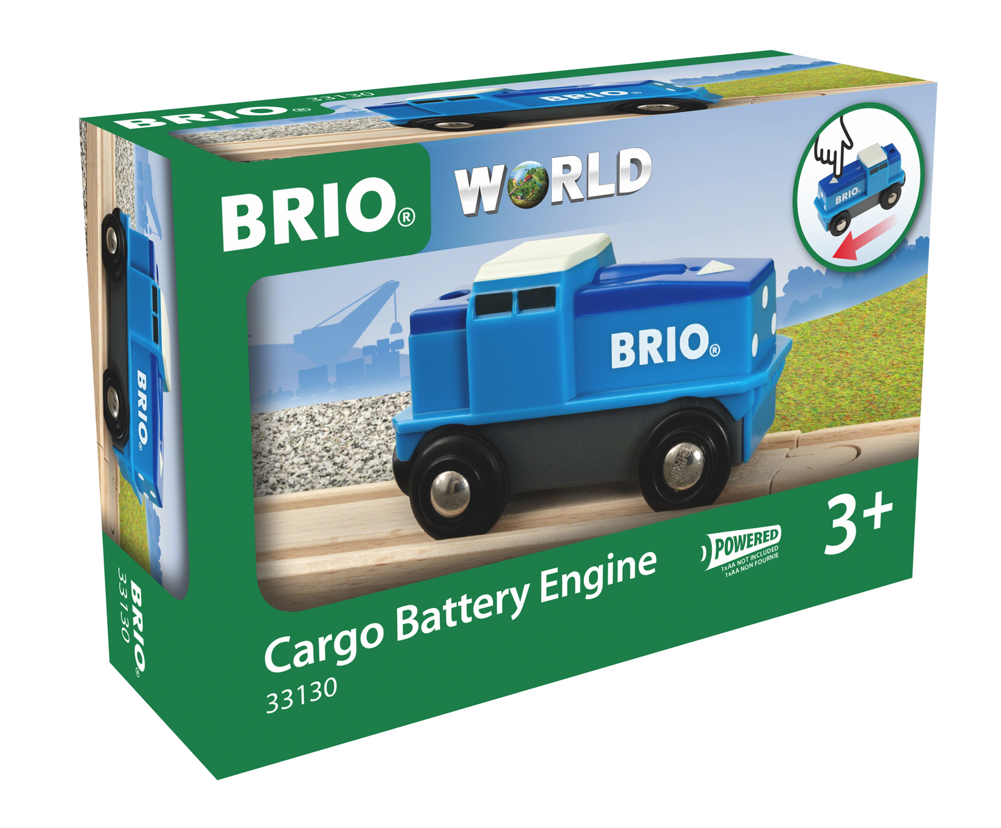 BRIO Paristokäyttöinen rahtiveturi