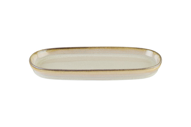 Bonna Sand hygge lautanen ovaali 21 cm beige 12 kpl