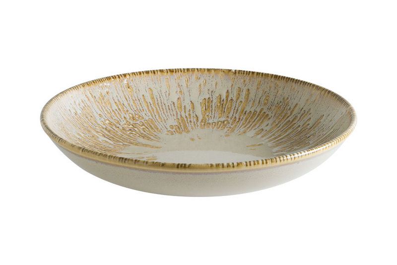 Bonna Sand snell bloom lautanen syvä 23 cm beige 6 kpl