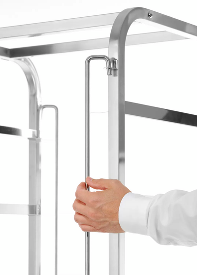 Hendi pesukorivaunu 7-johteinen 61,5x56x170 cm rst