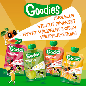 Goodies Pear & Apple päärynä- ja omenasmoothie 100g