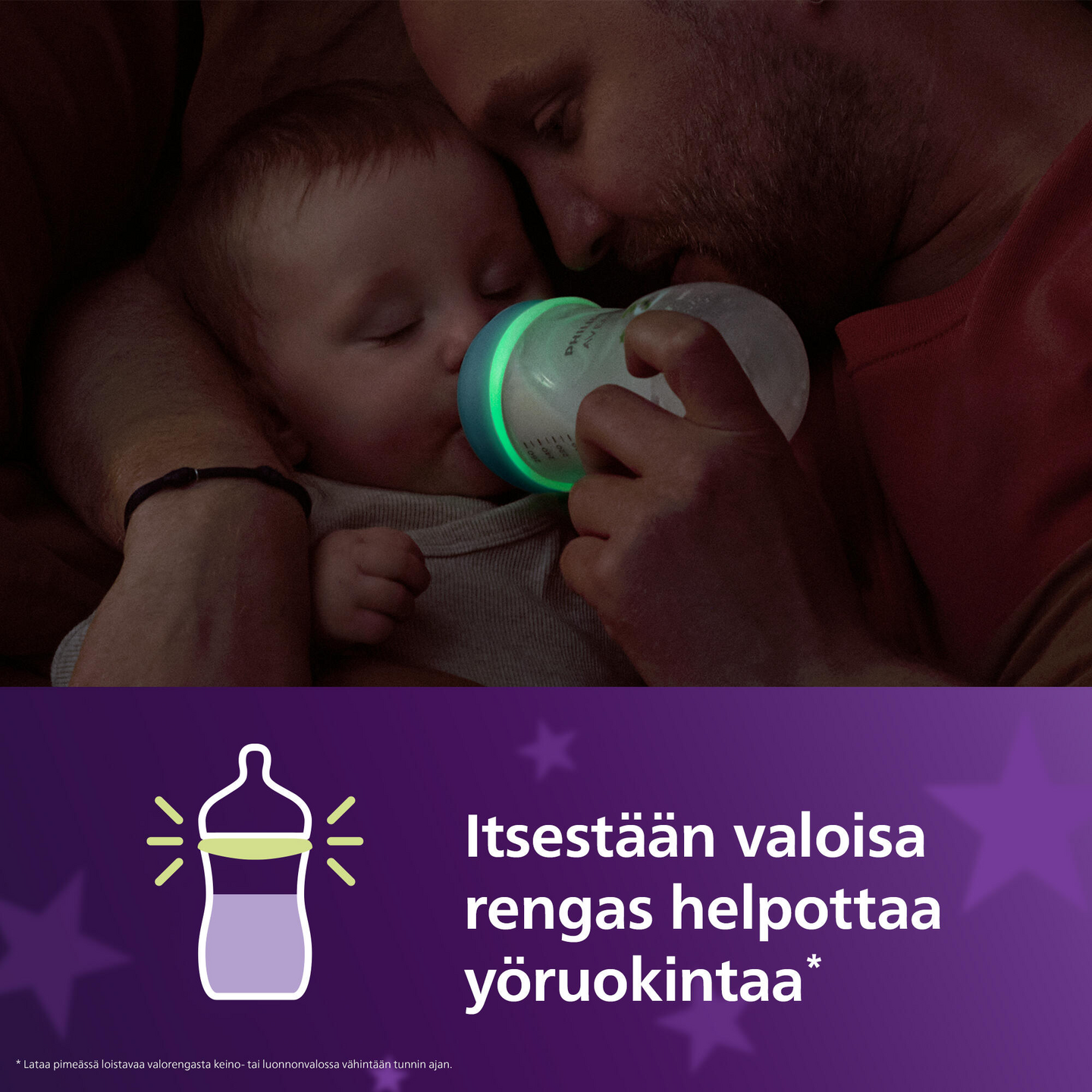 Avent Natural yötuttipullo 125ml