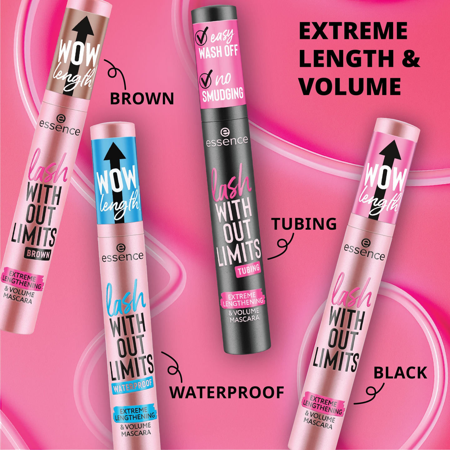 Essence Lash Without Limits mascara musta 01 Ultra Black