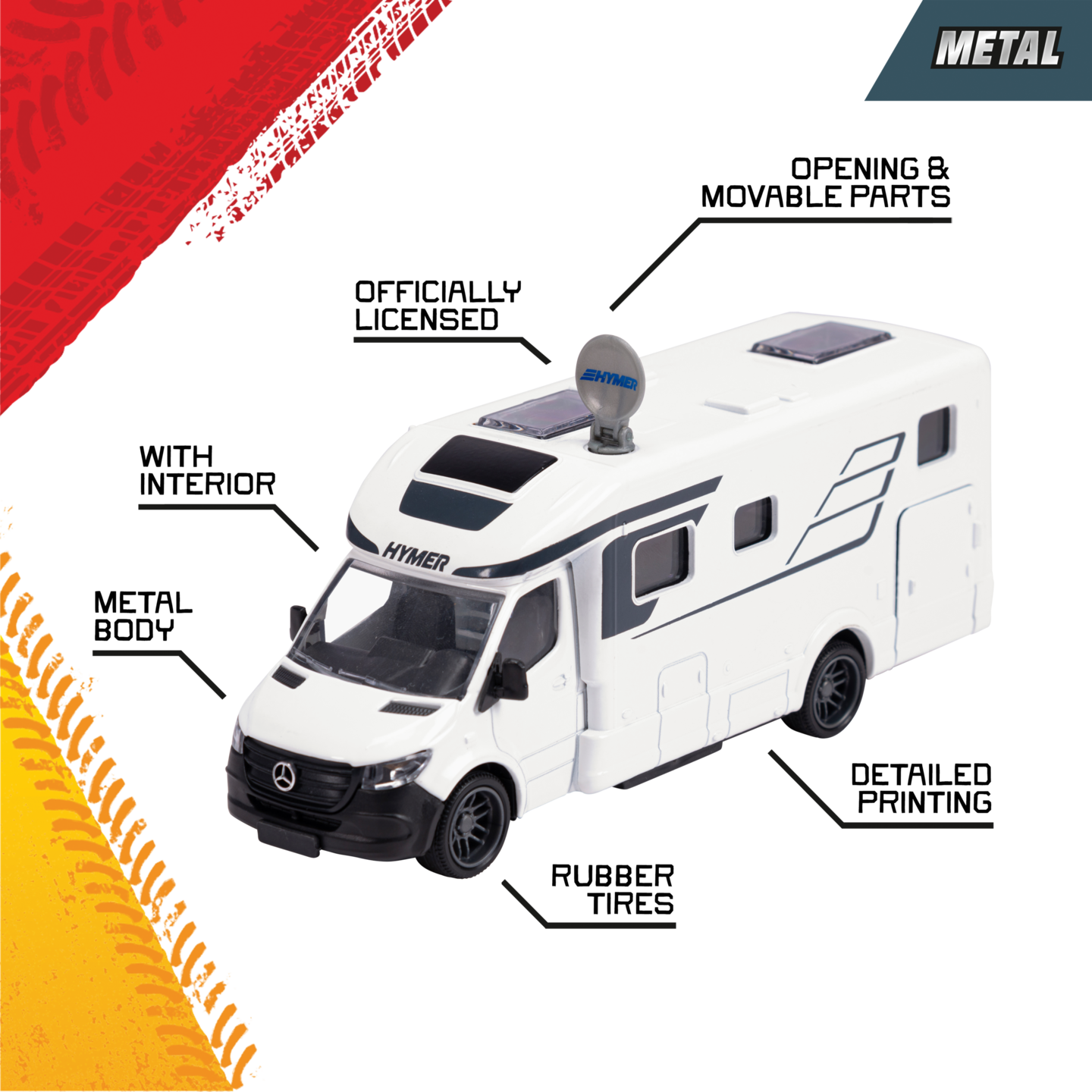Hymer B-Class Camper, die-cast