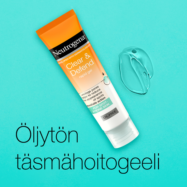 Neutrogena täsmähoitogeeli 15ml Clear & Defend