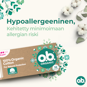 O.b. Organic Super luomu tamponi 16kpl