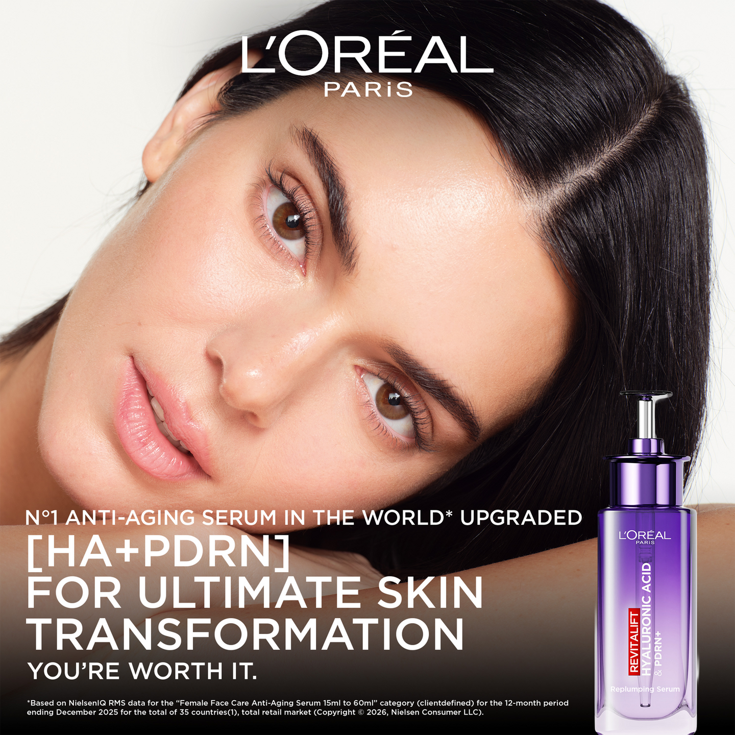 L'Oréal Paris Revitalift Filler 1,5% puhdasta hyaluronihappoa sisältävä seerumi ryppyjä vastaan 30ml