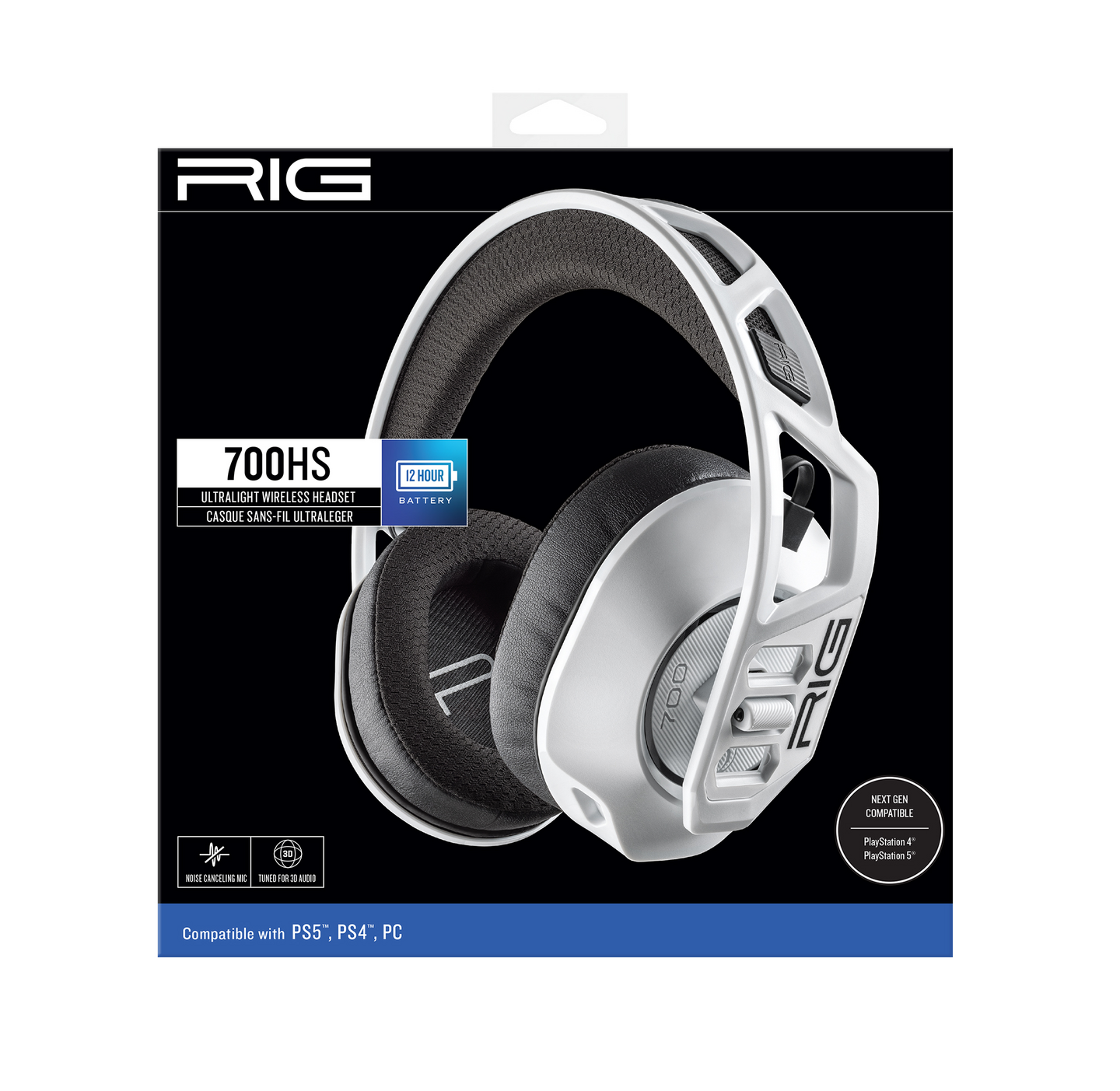 RIG 700 HS PS5 -langattomat pelikuulokkeet, valkoinen