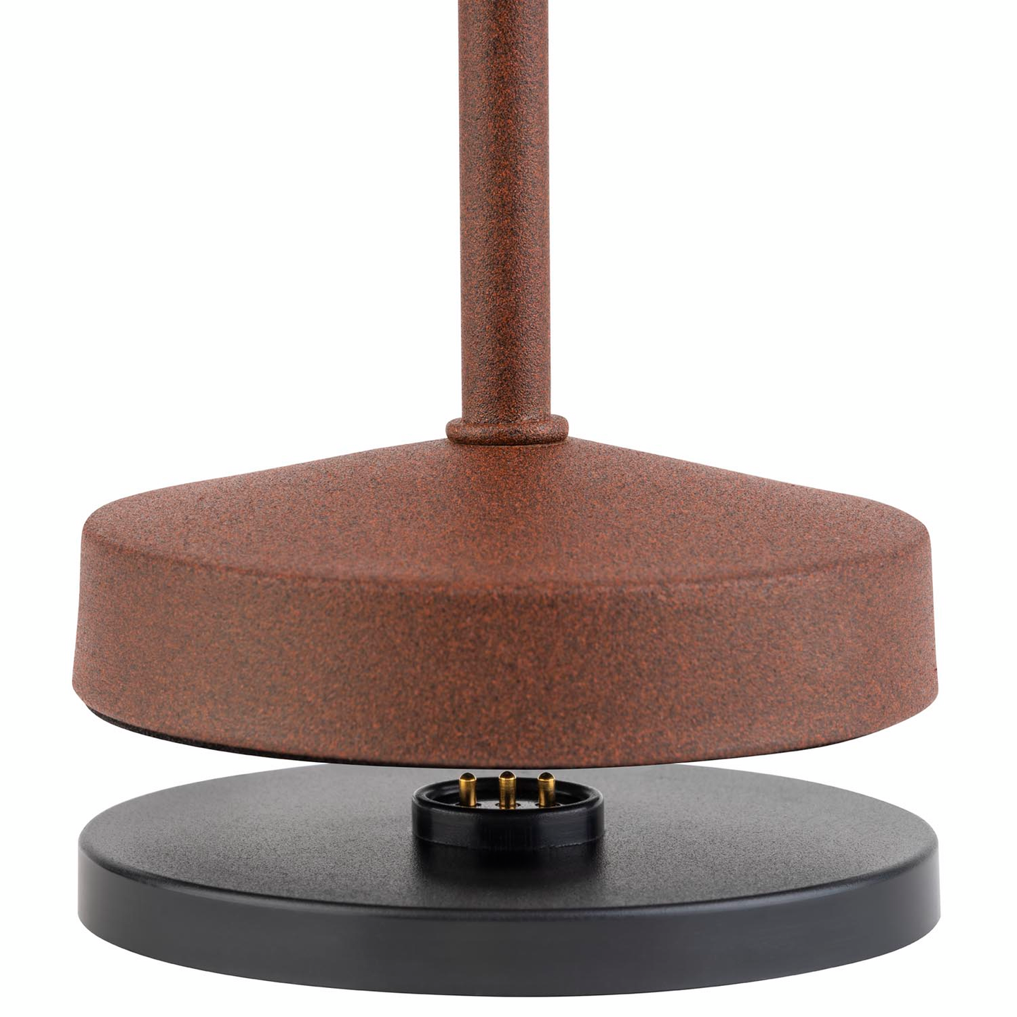 APS Alva ladattava LED-valaisin 8x20 cm ruoste