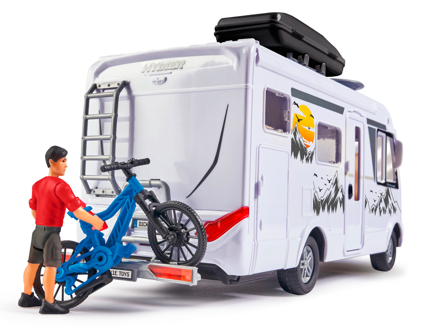 Dickie Toys Hymer Matkailuauto -leikkisetti, 30 cm, 1:24