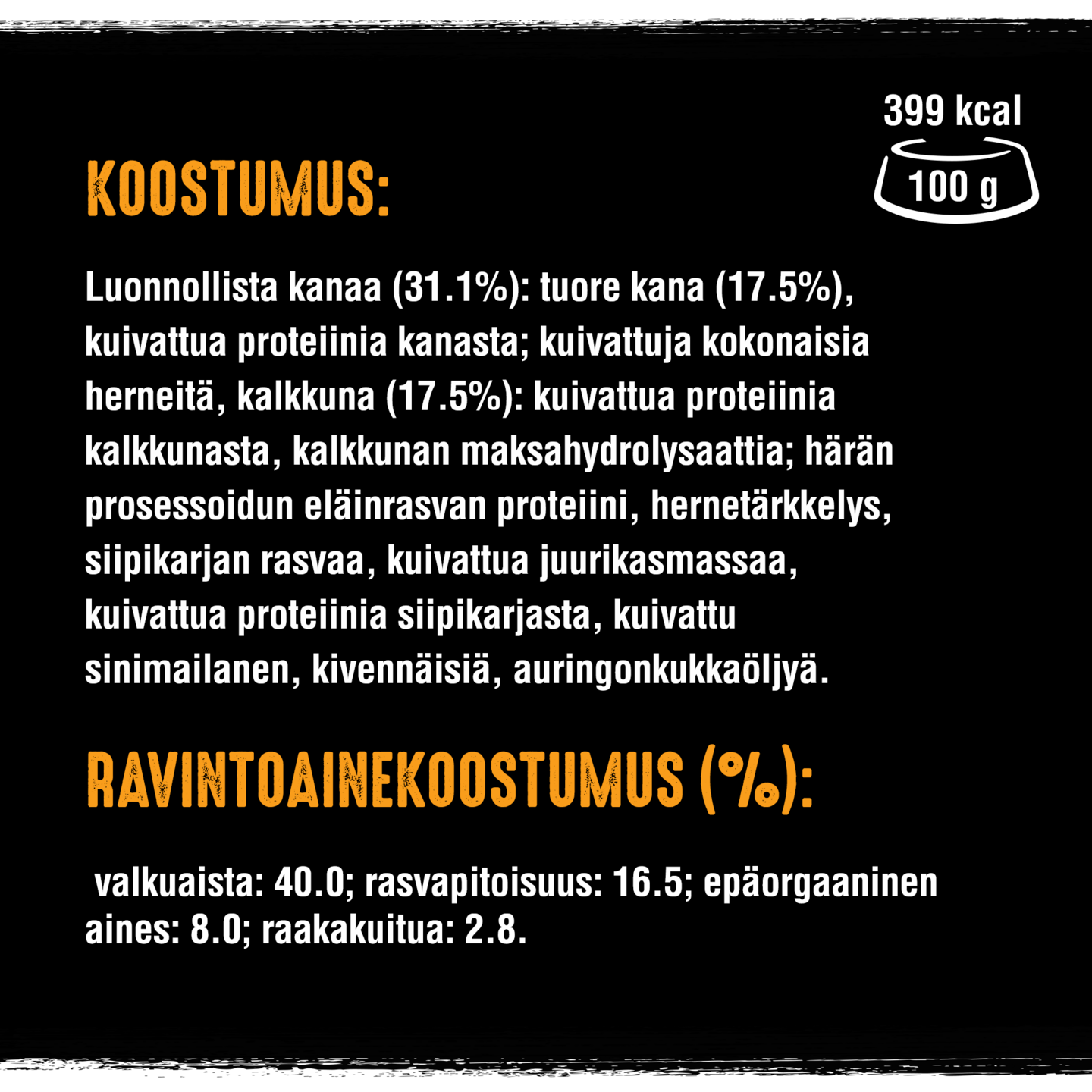 Crave kissanruoka 750g kalkkuna kana