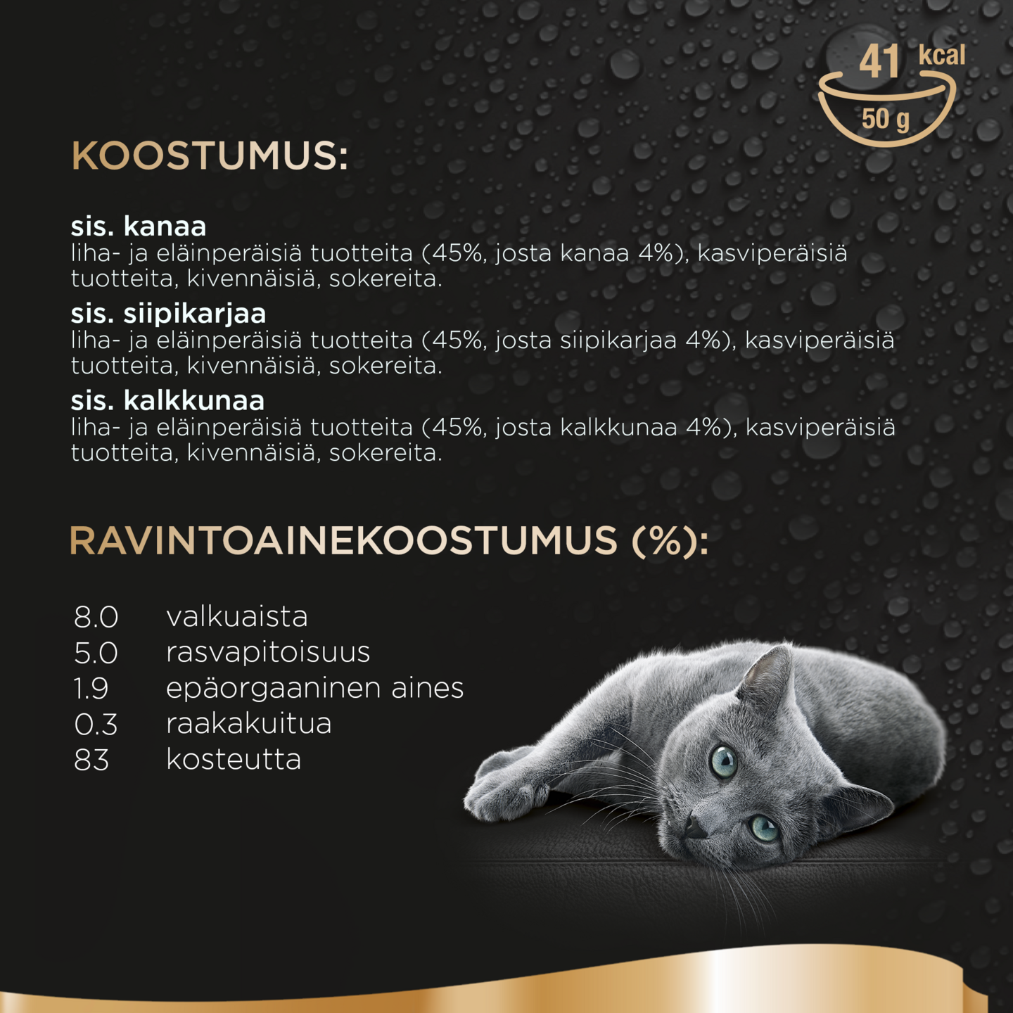 Sheba 50x50g Fresh&Fine Siipikarja kastikkeessa