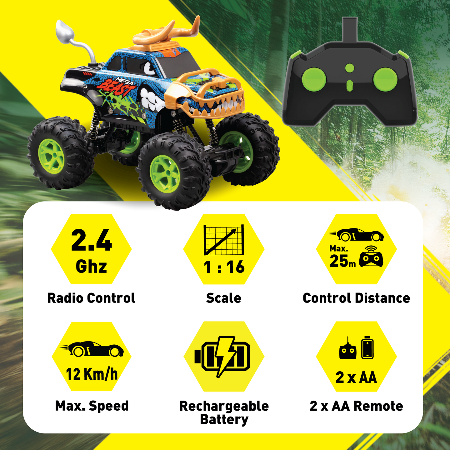 Exost Mega Beast radio-ohjattava-auto