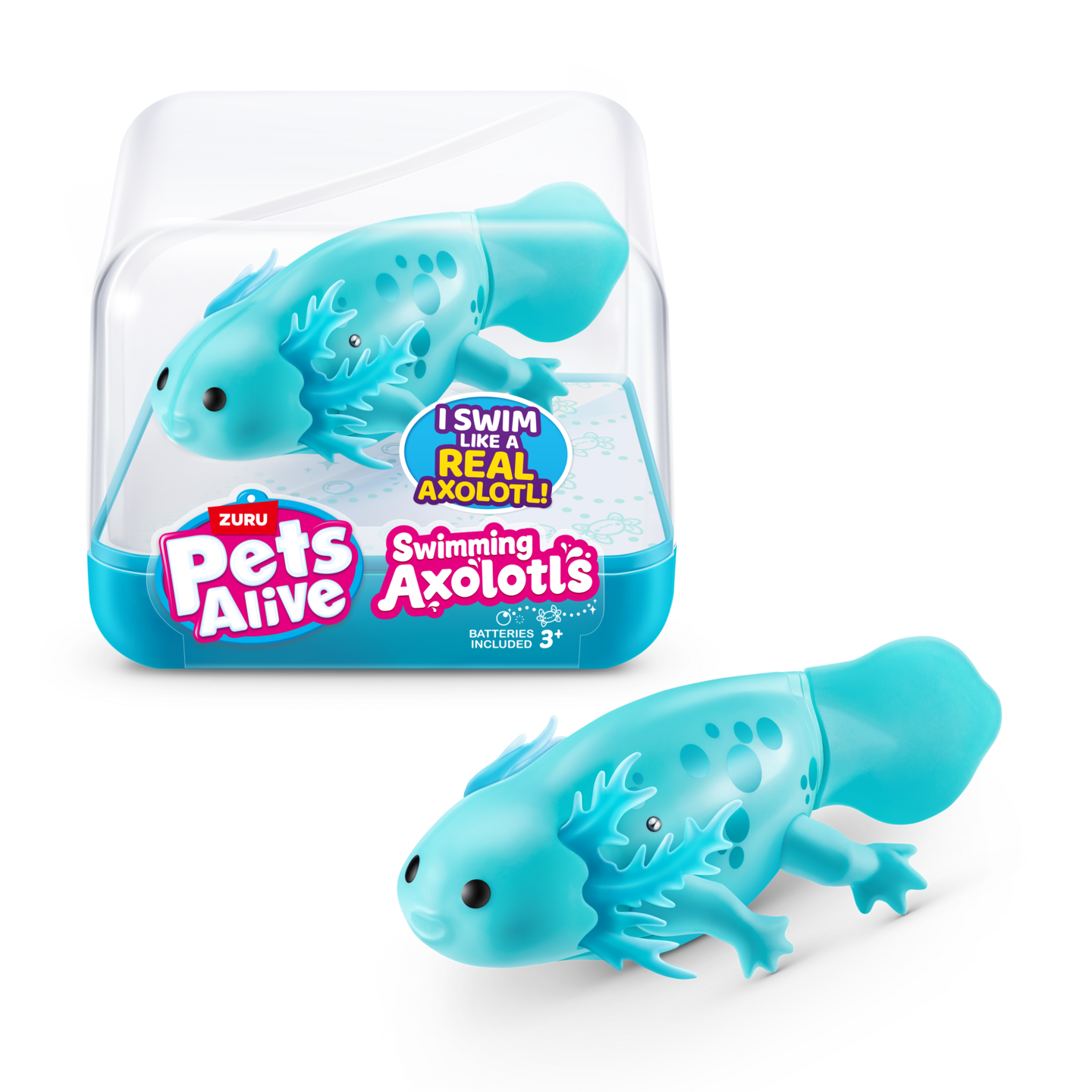 Pets Alive -sarjan uivat Axolotl-hahmot