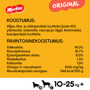 Pedigree Markies lihatäytekeksi 500g