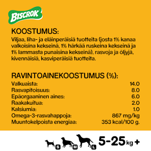 Pedigree Multi Biscrok koirankeksi 500g