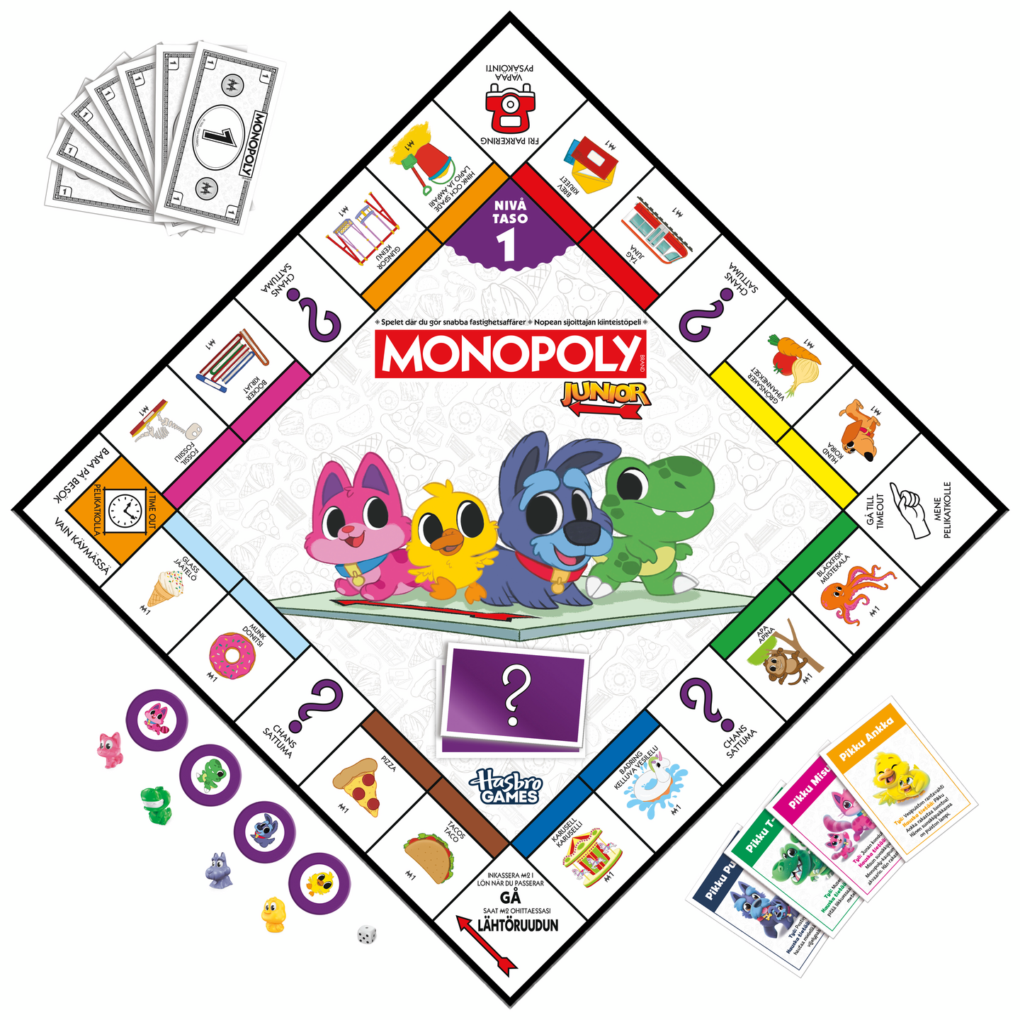 Monopoly Junior 2 In 1 Refresh SE/FI