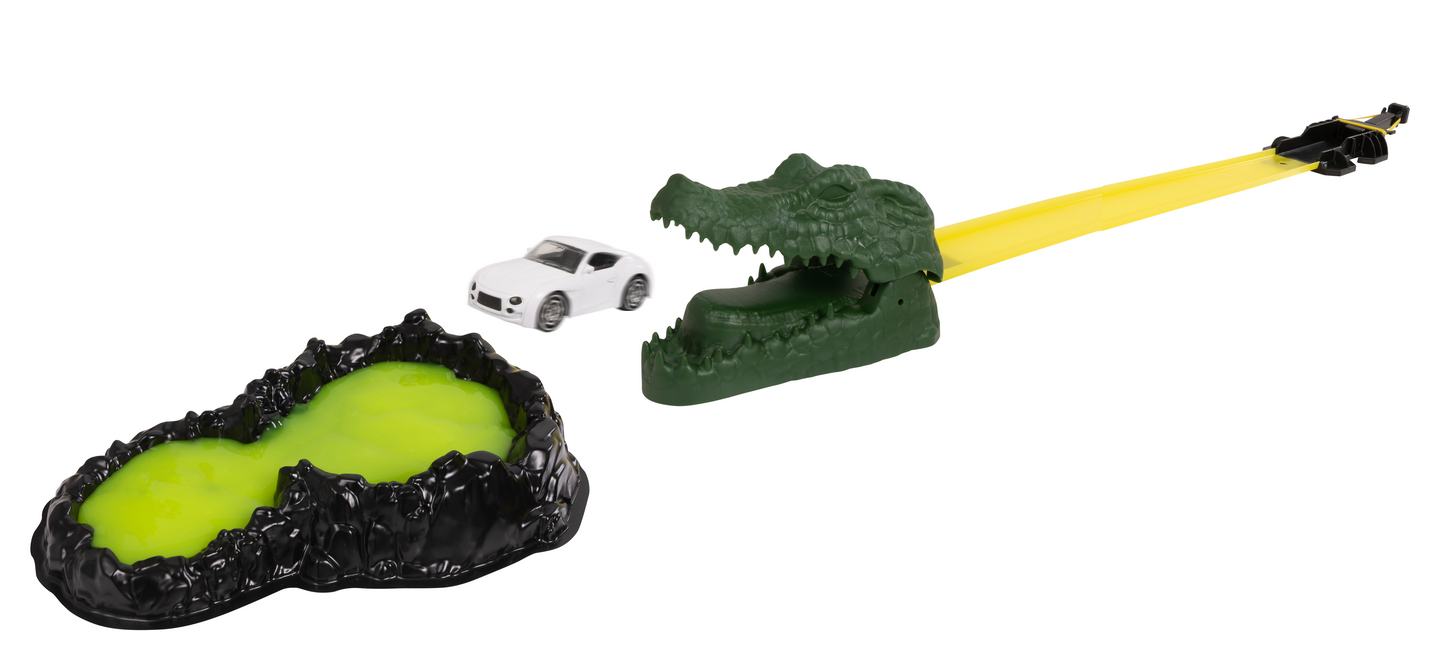Teamsterz Gator Gunge autorata, pikkuauto ja limaa lelu