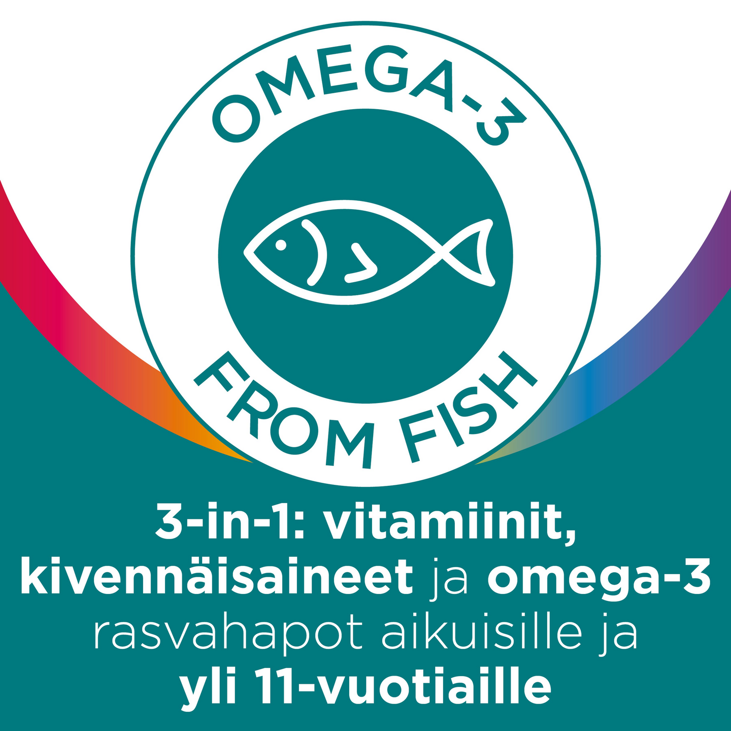 Multi-tabs Complet Monivitamiini + Omega-3 90kpl