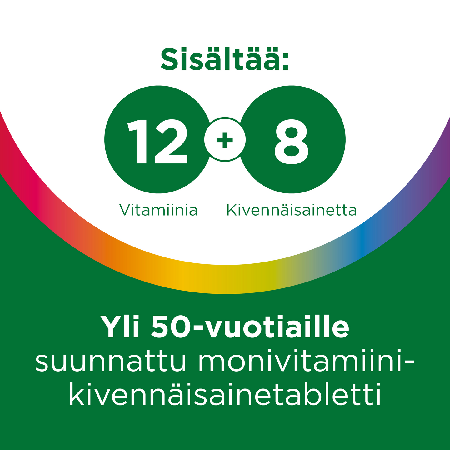 Multi-tabs 50+ monivitamiini + Kalsium 100 tabl