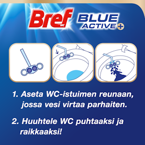 Bref Blue Active wc-raikastin 2x50g Chlorine