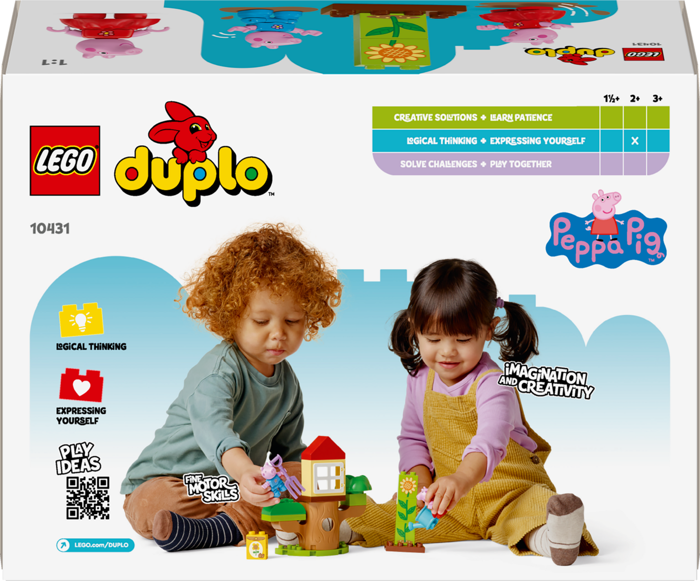 LEGO DUPLO 10431 Pipsa Possun piha ja puumaja