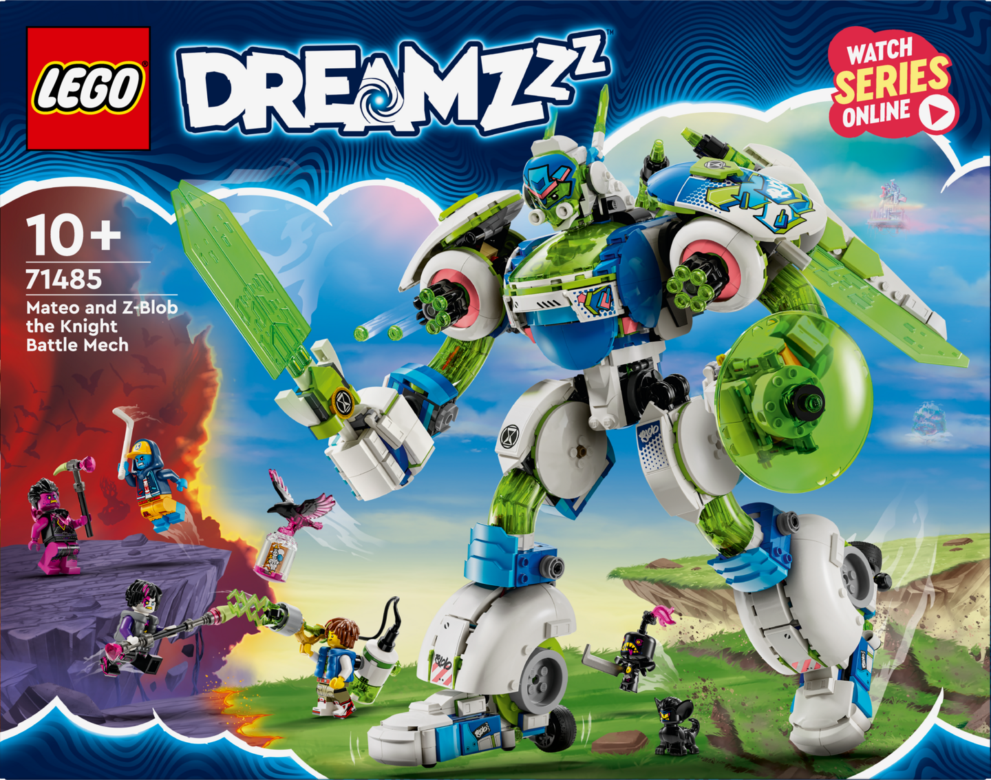 LEGO DREAMZzz 71485 Mateon ja Z-Blobin ritaritaistelurobotti