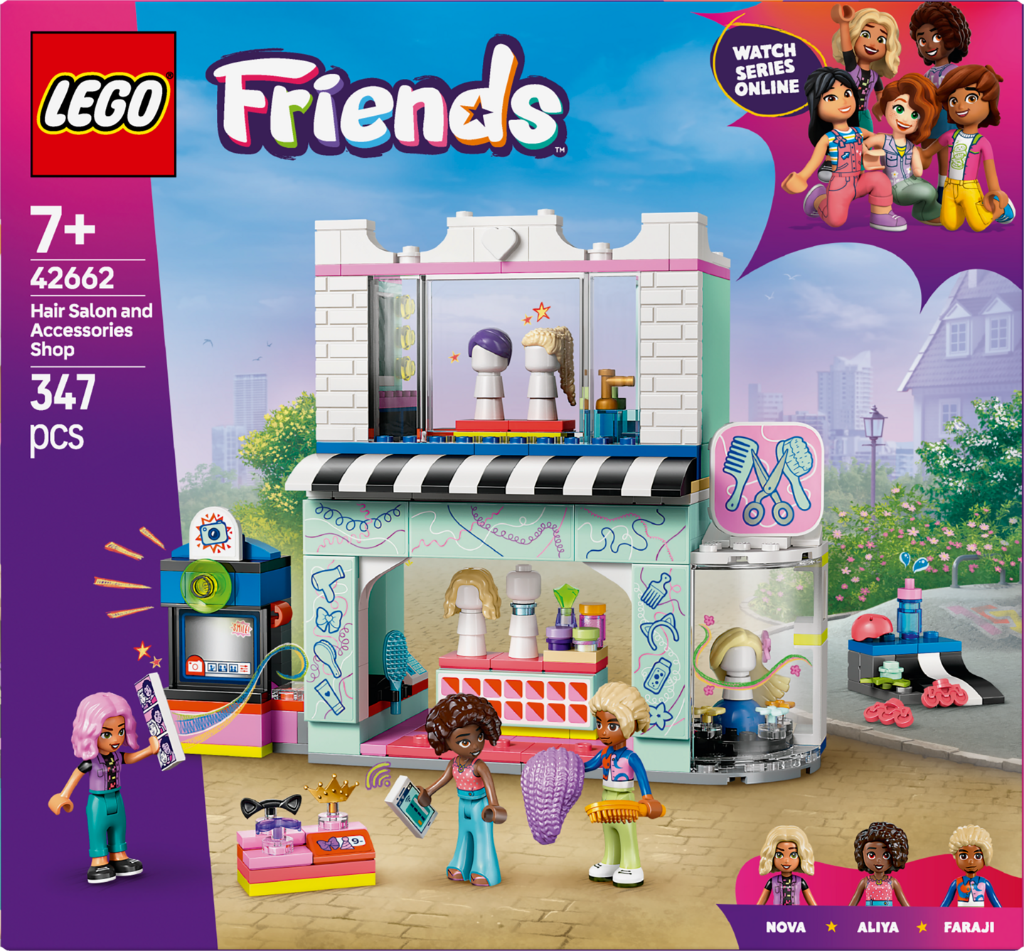 LEGO Friends 42662 Kampaamo ja asuliike