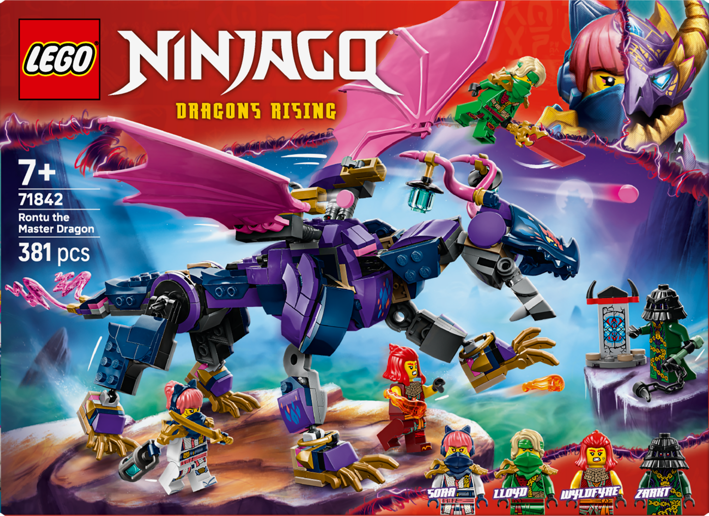 LEGO NINJAGO 71842 Rontu-mestarilohikäärme