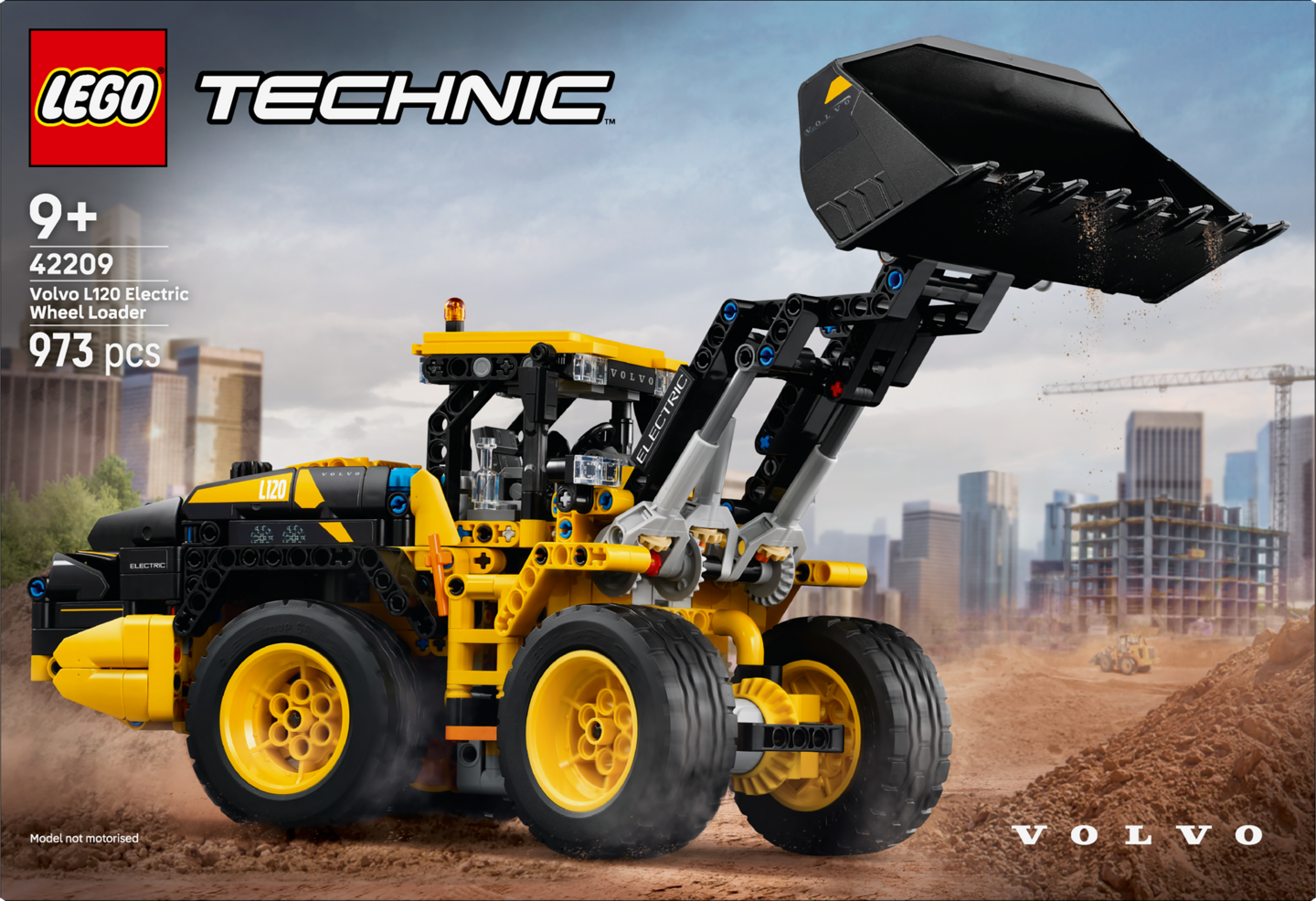 LEGO® Technic Volvo L120 Electric pyöräkuormaaja 42209