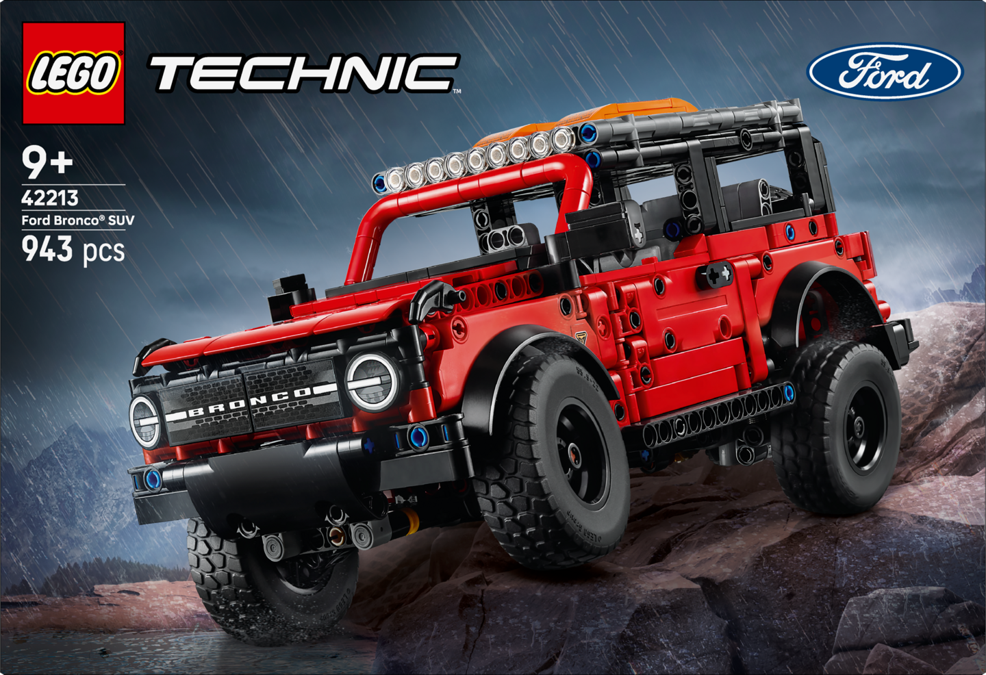 LEGO® Technic Ford Bronco® maasturi, Rakennussetti 42213
