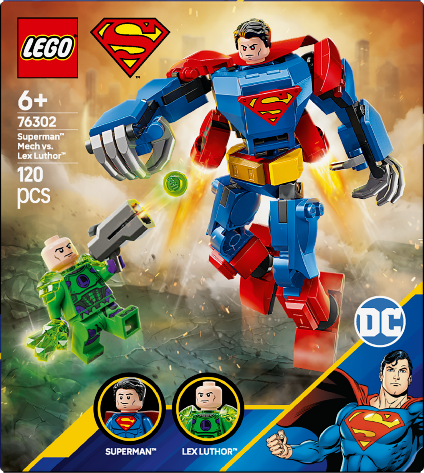 LEGO SH 76302 Superman-rob vs Lex Luthor