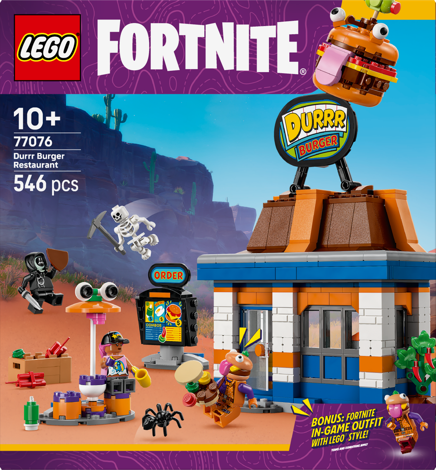 LEGO Fortnite 77076 Durrr Burger ravintola