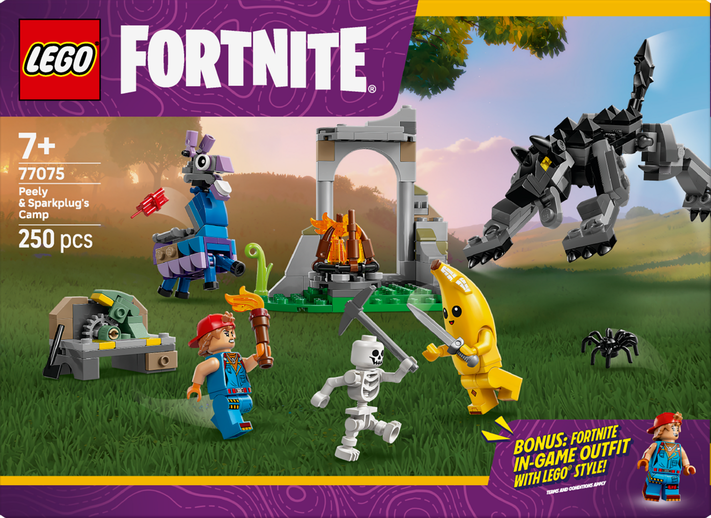 LEGO Fortnite 77075 Peelyn ja Sparkplugin seikkailu