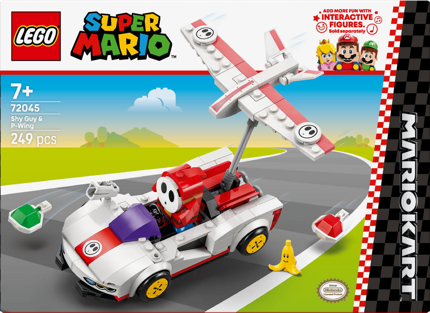 LEGO® Super Mario™: Mario Kart™ – Shy Guy ja P-Wing 72045