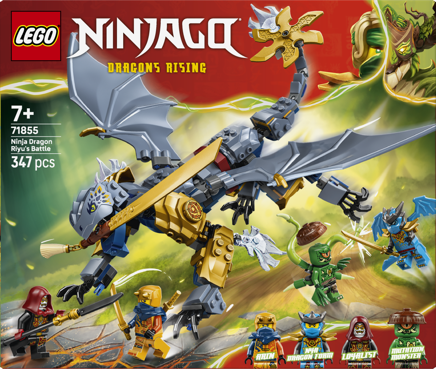 LEGO NINJAGO 71855 Riyu-ninjalohikäärmeen taistelu