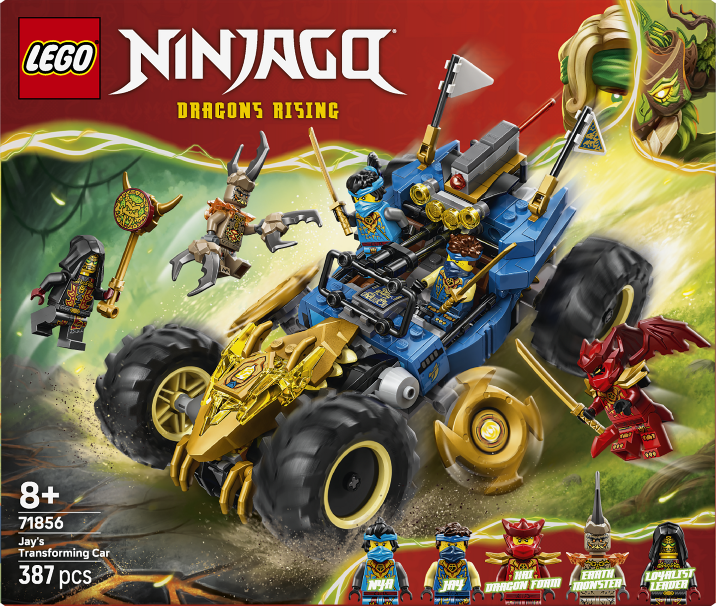 LEGO NINJAGO 71856 Jayn muuntautumiskykyinen auto