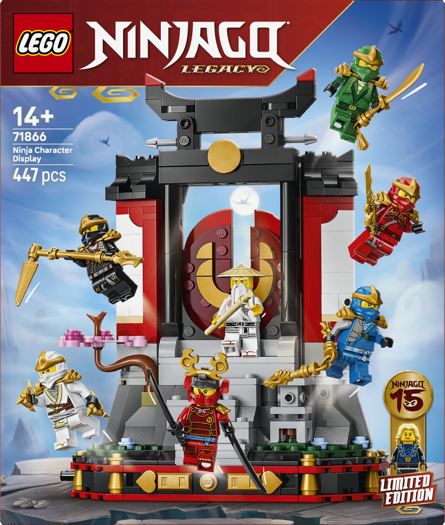 LEGO NINJAGO 71866 Ninjahahmokollaasi – 15-vuotisjuhlamalli