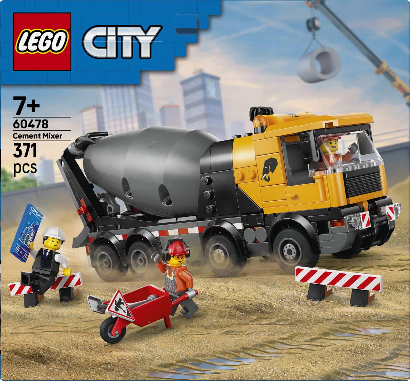 LEGO City 60478 Betoniauto