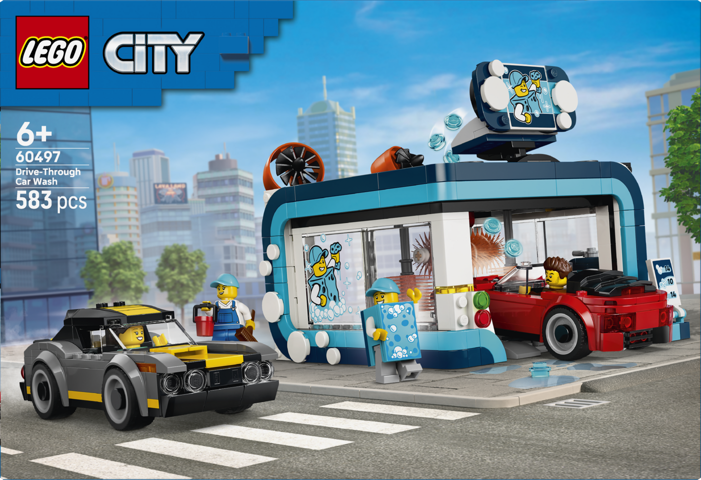 LEGO City 60497 Läpiajettava autopesula